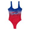 Buffalo Bills NFL Womens Gametime Gradient One Piece Bathing Suit view 3