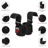 Weight Lifting Hooks, Non-Slip Rubber Coated Grips, 7mm Neoprene Wrist Support Padding, Power lifting Barbell Rows Dead lifts Chin Pull Up Fitness Strength Training Straps Gym Workout Straps (Black) view 4