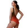 Cleveland Browns NFL Womens Gametime Gradient One Piece Bathing Suit view 2