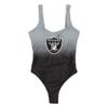 Las Vegas Raiders NFL Womens Gametime Gradient One Piece Bathing Suit view 3