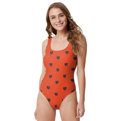 Chicago Bears NFL Womens Mini Print One Piece Bathing Suit
