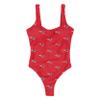 New England Patriots NFL Womens Mini Print One Piece Bathing Suit view 3