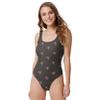 Tampa Bay Buccaneers NFL Womens Mini Print One Piece Bathing Suit view 1