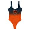 Chicago Bears NFL Womens Gametime Gradient One Piece Bathing Suit view 3