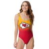 Kansas City Chiefs NFL Womens Gametime Gradient One Piece Bathing Suit view 1