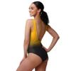 Pittsburgh Steelers NFL Womens Gametime Gradient One Piece Bathing Suit view 2
