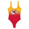 Kansas City Chiefs NFL Womens Gametime Gradient One Piece Bathing Suit view 3