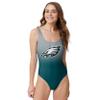 Philadelphia Eagles NFL Womens Gametime Gradient One Piece Bathing Suit view 1