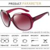 Joopin Transparent Rose Red Sunglasses for Women Polarized Oversized Ladies Sun Glasses Jackie Shades UV Protection Sunnies view 3