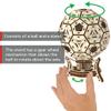 WOODEN.CITY Football Cup 3D Wooden Puzzle for Adults & Teens, Multifunctional Organizer with 175 Pieces, Medium Difficulty, DIY Wooden Soccer Trophy Model Kit for Desk Dcor and Storage view 3