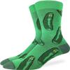 Good Luck Sock Men's Rick and Morty, Little Pickle Ricks Socks, Big & Tall, Shoe Size 13-17 view 1