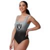 Las Vegas Raiders NFL Womens Gametime Gradient One Piece Bathing Suit view 1