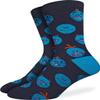 Good Luck Sock Men's Rick and Morty, Mr. Meeseeks Facial Expressions Socks, Adult, Shoe Size 7-12 view 1