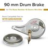 AlveyTech 90 mm Drum Brake for The Razor Rambler 16 Electric Mini Bike view 4