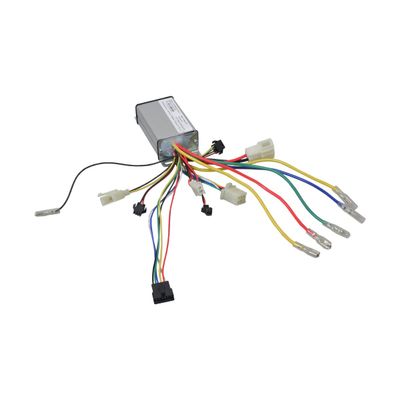 AlveyTech Control Module for the Razor Rambler 16 Electric Mini Bike (Ver 1+) - 36 Volt 15 Amp Speed Controller Model B-WZKD3615A-FGC-T1 with 14 Connectors and 32 Wires, Parts for Adults Scooter Bikes