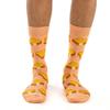 Good Luck Sock Men's Grilled Cheese Socks, Adult, Shoe Size 7-12 view 2