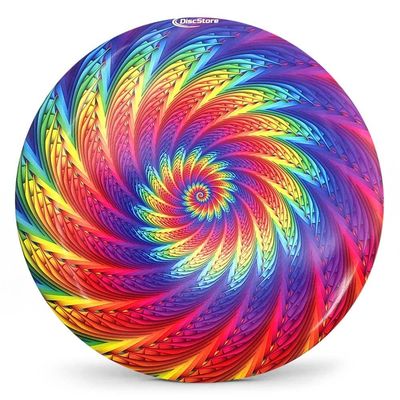 Discraft ESP Buzzz Supercolor Midrange Disc Golf Disc - Custom Design Discraft Discs - Straight Flying and Great for All Skill Levels - Free Mini Marker Included - Rainbow Swirl