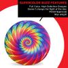 Discraft ESP Buzzz Supercolor Midrange Disc Golf Disc - Custom Design Discraft Discs - Straight Flying and Great for All Skill Levels - Free Mini Marker Included - Rainbow Swirl view 2
