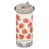 Klean Kanteen TKWide Insulated Bottle  Twist Cap, Steel Straw  Dishwasher  Strawberries 12 oz view 1