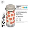 Klean Kanteen TKWide Insulated Bottle  Twist Cap, Steel Straw  Dishwasher  Strawberries 12 oz view 2