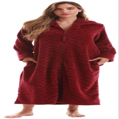 Just Love Plush Zipper Lounger Robe 6793-WIN-M