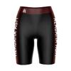 Vive La Fete Alabama A&M Bulldogs Game Day Logo Black & Brown Women's Biker Short 9" Inseam view 1