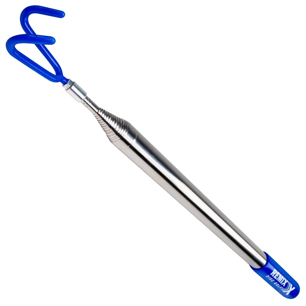 Remix Double Claw Disc Golf Disc Retriever - Blue