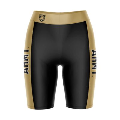 Vive La Fete US Military Academy Cadets Game Day Logo Black & Yellow Women's Biker Short 9" Inseam