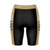 Vive La Fete US Military Academy Cadets Game Day Logo Black & Yellow Women's Biker Short 9" Inseam view 2