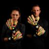 Renegade GK Fury Volt Goalie Gloves with Pro-Tek Finger Spines | 4mm Giga Grip & 4mm Duratek | Neon Yellow, Orange, Black Soccer Goalkeeper Gloves (Size 6, Youth, Flat Gecko Cut, Level 4) view 3