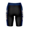Vive La Fete Cal State Long Beach 49ers Game Day Logo Black & Blue Women's Biker Short 9" Inseam view 2