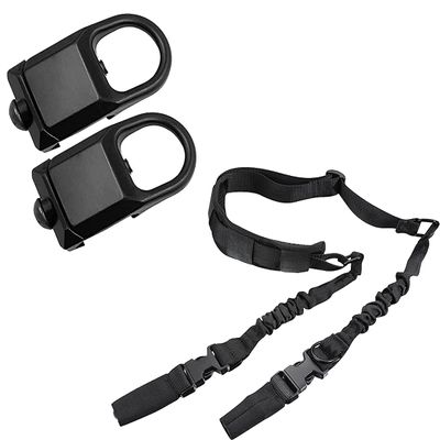 GOTICAL Two Point and Traditional Sling Picatinny Rail Attachment Mounts for Outdoors - 2 Pack (Heavy Duty Two Point Sling)