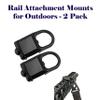 GOTICAL Two Point and Traditional Sling Picatinny Rail Attachment Mounts for Outdoors - 2 Pack (Heavy Duty Two Point Sling) view 4