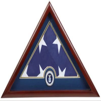 Air Force Frame, Air Force Flag Display Case, Air Force Gifts - 5' x 9.5' Flag. Blue