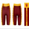 Vive La Fete Iowa State Cyclones Game Day Logo Brown & Yellow Women's Biker Short 9" Inseam view 3