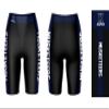 Vive La Fete Xavier University Muskateers Game Day Logo Black & Blue Women's Biker Short 9" Inseam view 3