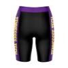 Vive La Fete Tennessee Tech Golden Eagles Game Day Logo Black & Purple Women's Biker Short 9" Inseam view 2