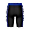 Vive La Fete Alabama at Huntsville Chargers Game Day Logo Black & Blue Women's Biker Short 9" Inseam view 2
