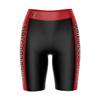 Vive La Fete San Diego State Aztecs Game Day Logo Black & Red Women's Biker Short 9" Inseam view 1