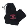 CornBorn Houston Cougars Apparel Big and Tall - Premium Fleece Sweatpants University of Houston UH Cougars Arch - Black - 4X