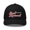 Evel Knievel Vintage Design Trucker Cap-Black with mesh Back view 1