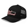 Evel Knievel Vintage Design Trucker Cap-Black with mesh Back view 2