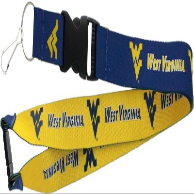 Aminco NCAA West Virginia Mountaineers Reversible Lanyard