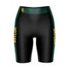 Vive La Fete Baylor Bears Game Day Logo Black & Green Women's Biker Short 9" Inseam view 1