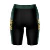 Vive La Fete Baylor Bears Game Day Logo Black & Green Women's Biker Short 9" Inseam view 2