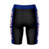 Vive La Fete Belmont University Bruins Game Day Logo Black & Blue Women's Biker Short 9" Inseam view 2