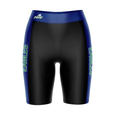 Vive La Fete Florida Gulf Coast Eagles Game Day Logo Black & Blue Women's Biker Short 9" Inseam