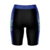 Vive La Fete Florida Gulf Coast Eagles Game Day Logo Black & Blue Women's Biker Short 9" Inseam view 2