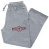 CornBorn Houston Cougars Sweatpants - Premium Fleece Striped Houston Football Laces - Gray - XL