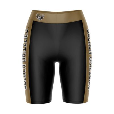 Vive La Fete Oakland Golden Grizzlies, Game Day Logo Black & Yellow Women's Biker Short 9" Inseam